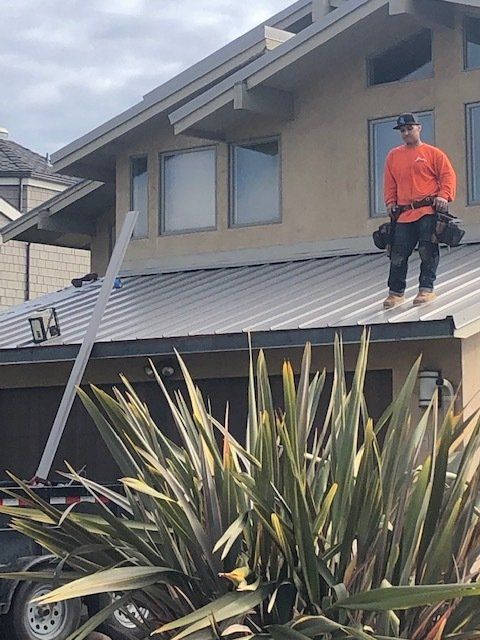 Man On The Roof — Santa Cruz, CA — Better Roofing With Travis