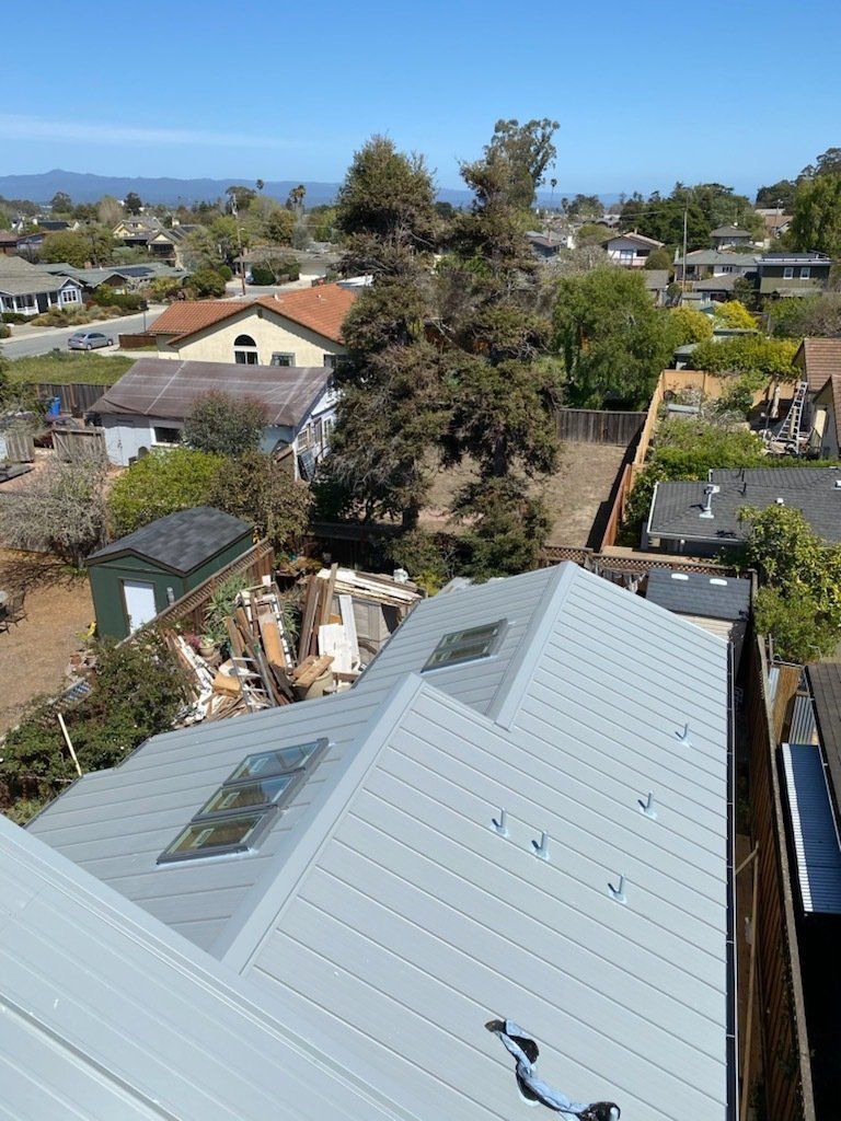Metal Roof With Skylights — Santa Cruz, CA — Better Roofing With Travis