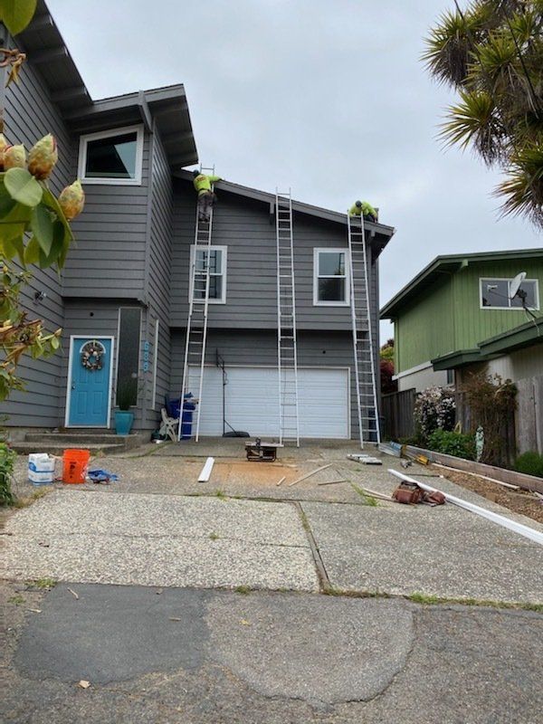 Men Working On The Roof — Santa Cruz, CA — Better Roofing With Travis