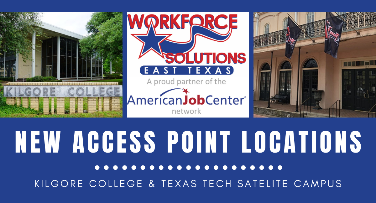 New Partnered Service Locations with Kilgore College and Texas Tech