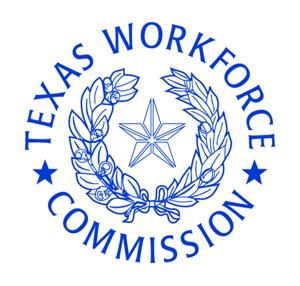 The logo for the texas workforce commission