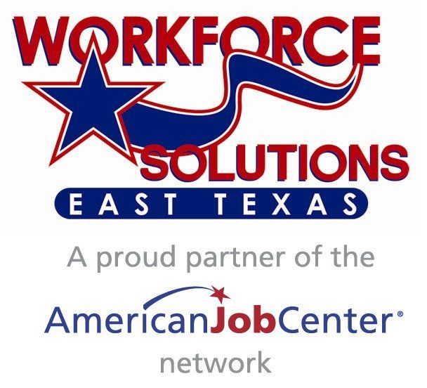 A logo for workforce solutions east texas