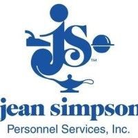 The logo for jean simpson personnel services , inc.