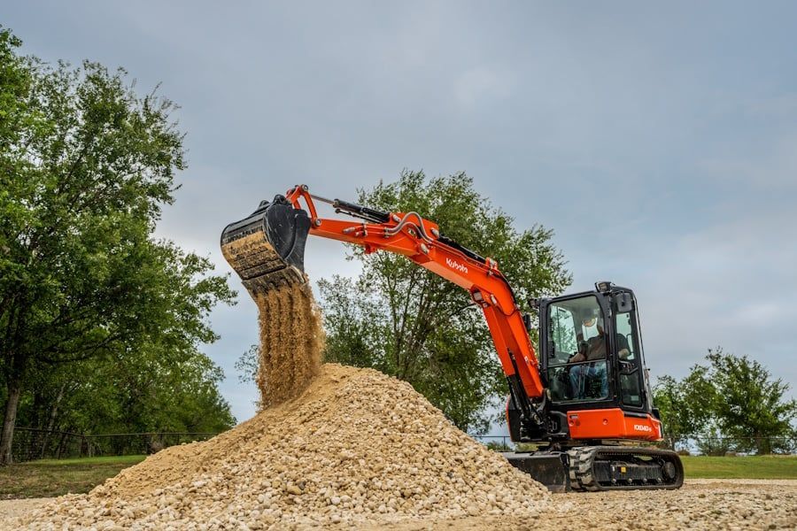 kubota excavator rental for rent