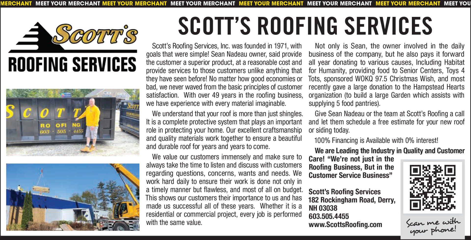 Scott's Roofing Story