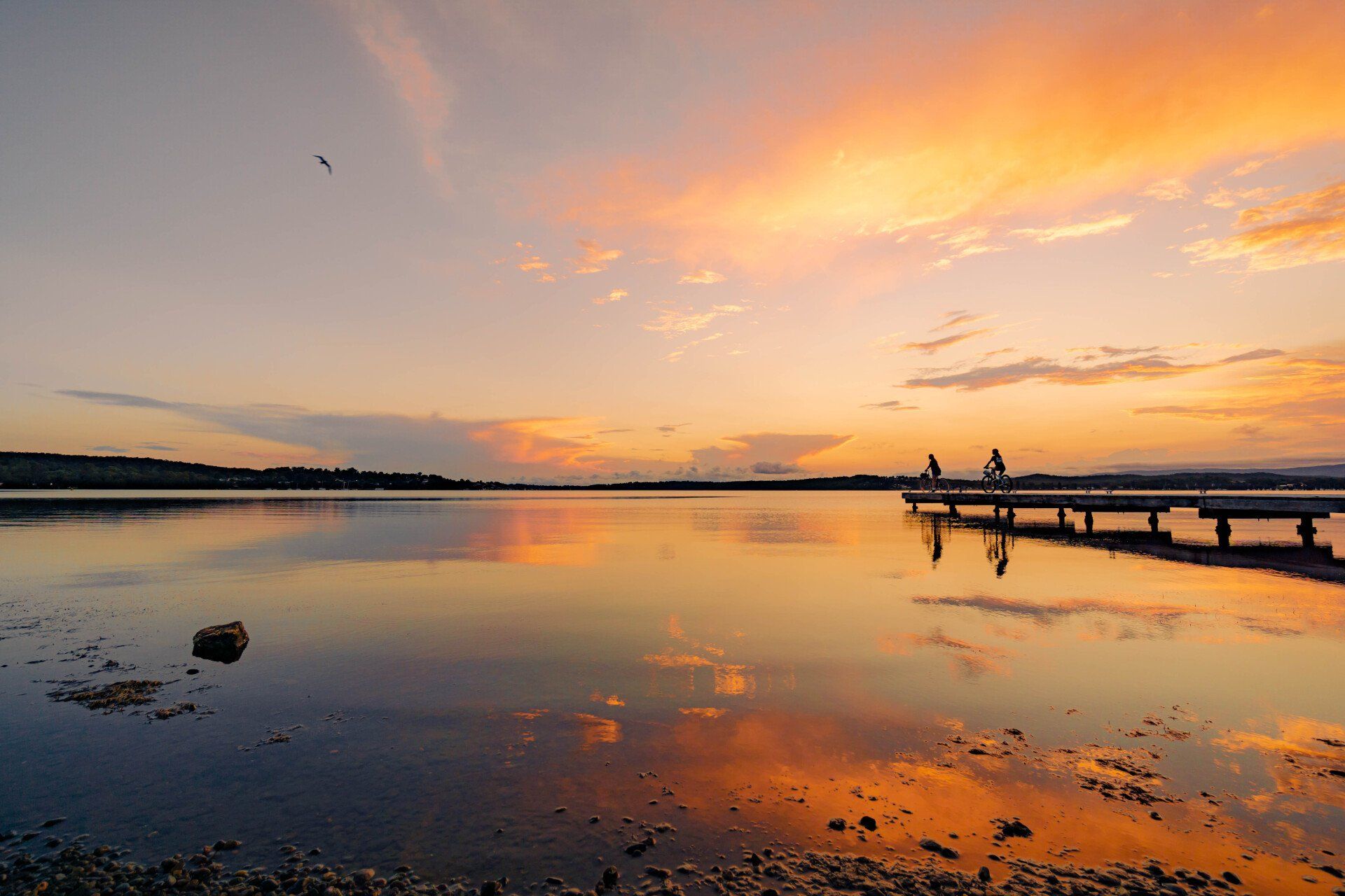 Anzac Walkway at sunset