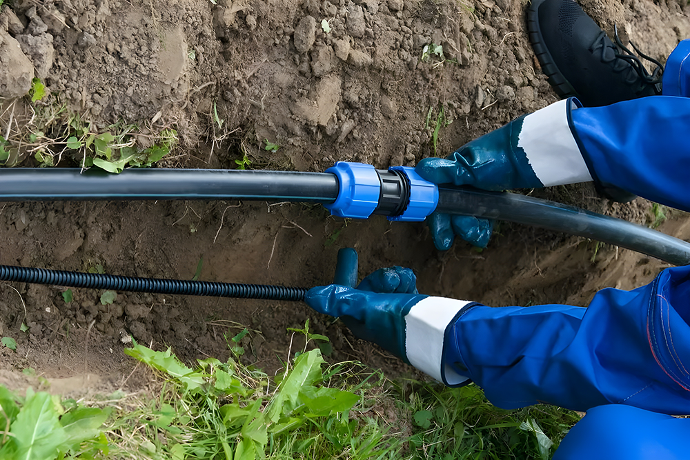 Plumber Performing Pipe Maintenance Services