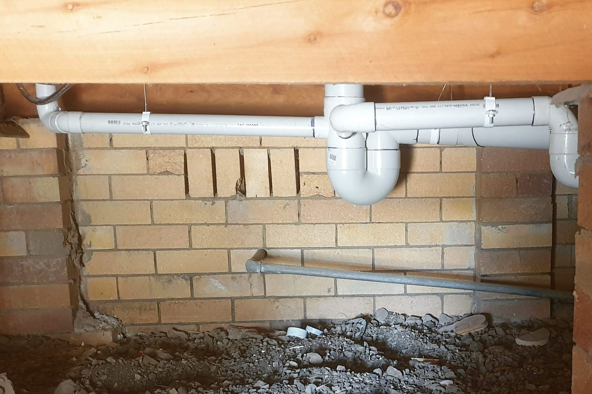 Plumbing Pipes Under The House