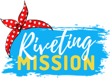 Logo with a red and white polka-dot bandana and the words 