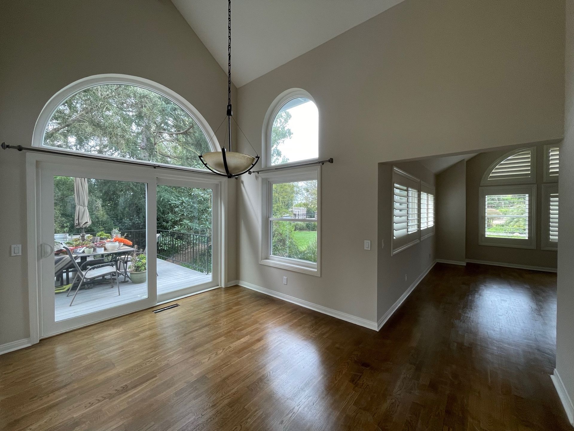 Living Room freshly painted and Remodeled for Investors getting ready to sell the property in Fallbrook CA.
