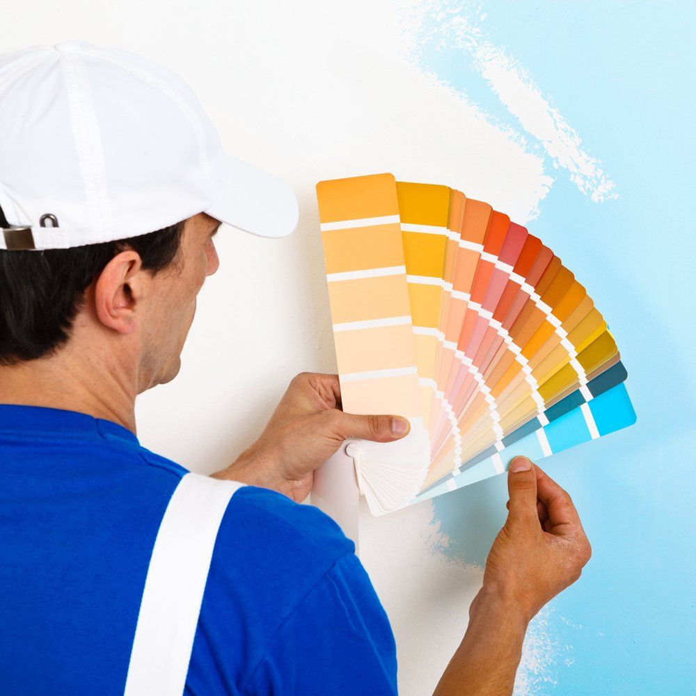 Choosing Colors from the Palette — Sun Valley, CA — Juan Ramirez Painting-Interior & Exterior