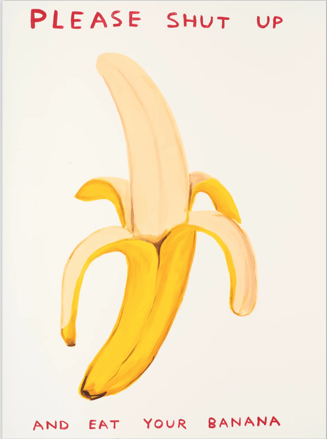 David Shrigley Please Shut Up And Eat Your Banana