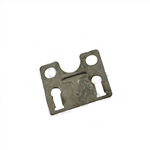 A Metal Bracket With Two Holes In It On A White Background — Warren, MI — Howard's Outdoor Power Equipment