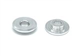 A Pair Of Metal Washers With A Hole In The Middle On A White Background — Warren, MI — Howard's Outdoor Power Equipment