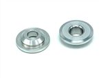 A Pair Of Metal Washers With A Hole In The Middle On A White Background — Warren, MI — Howard's Outdoor Power Equipment