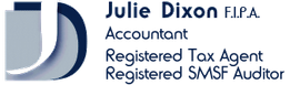 Julie dixon f.i.p.a. accountant registered tax agent registered smsf auditor