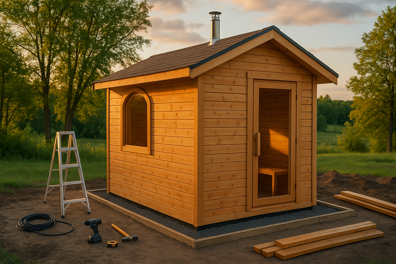 Woman with glasses sipping from coffee cup in autumn park, fair setting, blond hair.