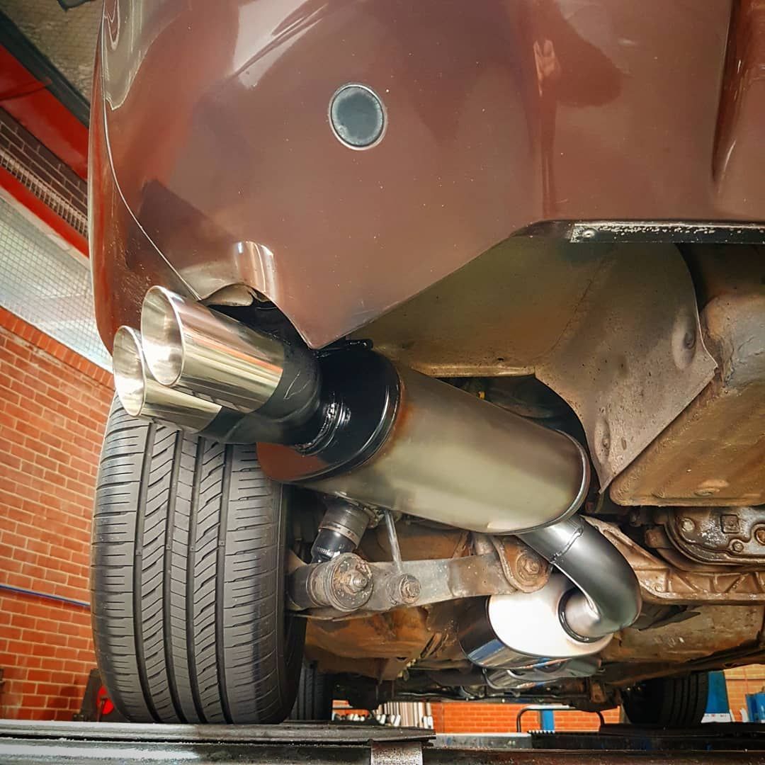 The Underside of a Car with a Exhaust Pipe Attached to It - Mechanic in Fyshwick, ACT