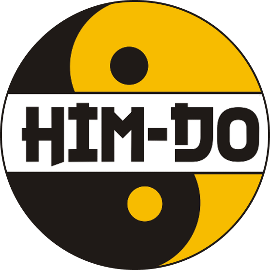 Black and yellow yin-yang logo — Him-Do Tae Kwon Do Academy In Salamander Bay, NSW