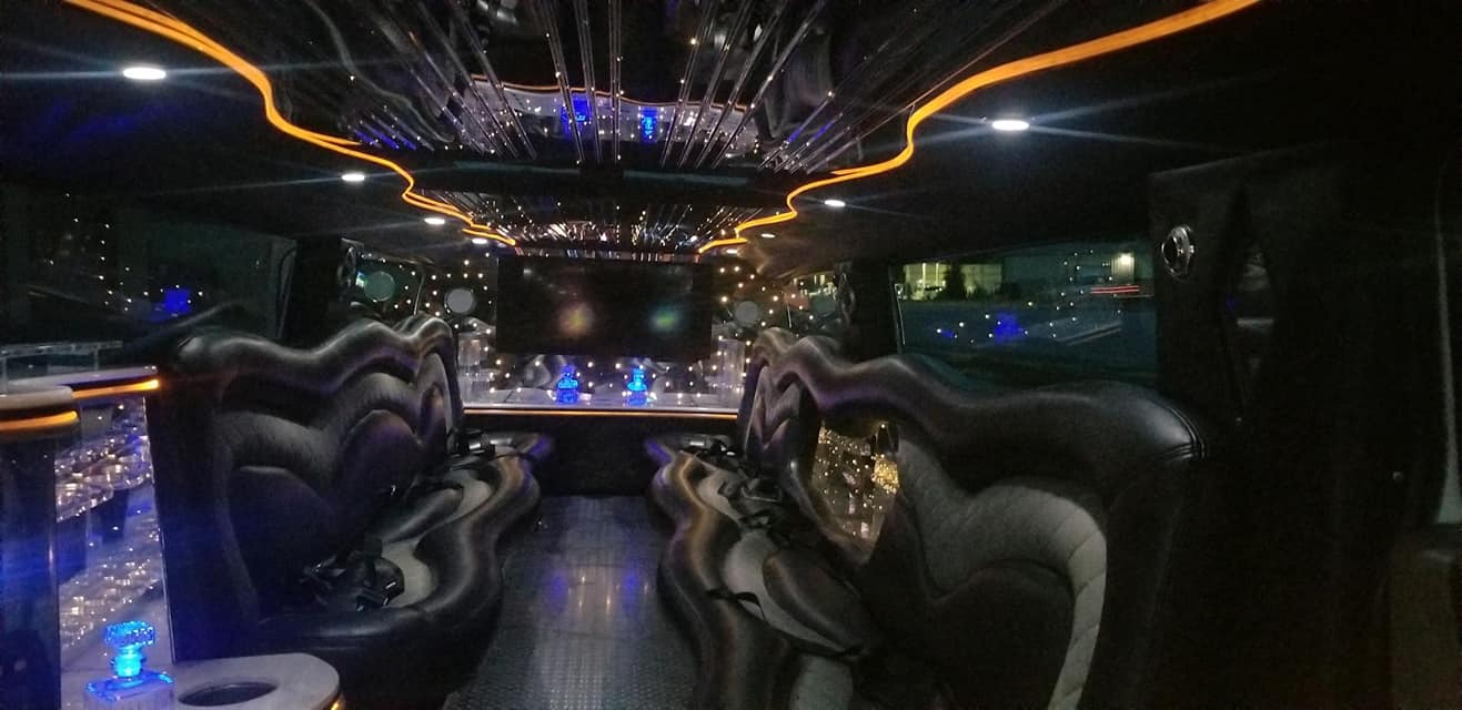 Hummer with Spacious Limousine Interior