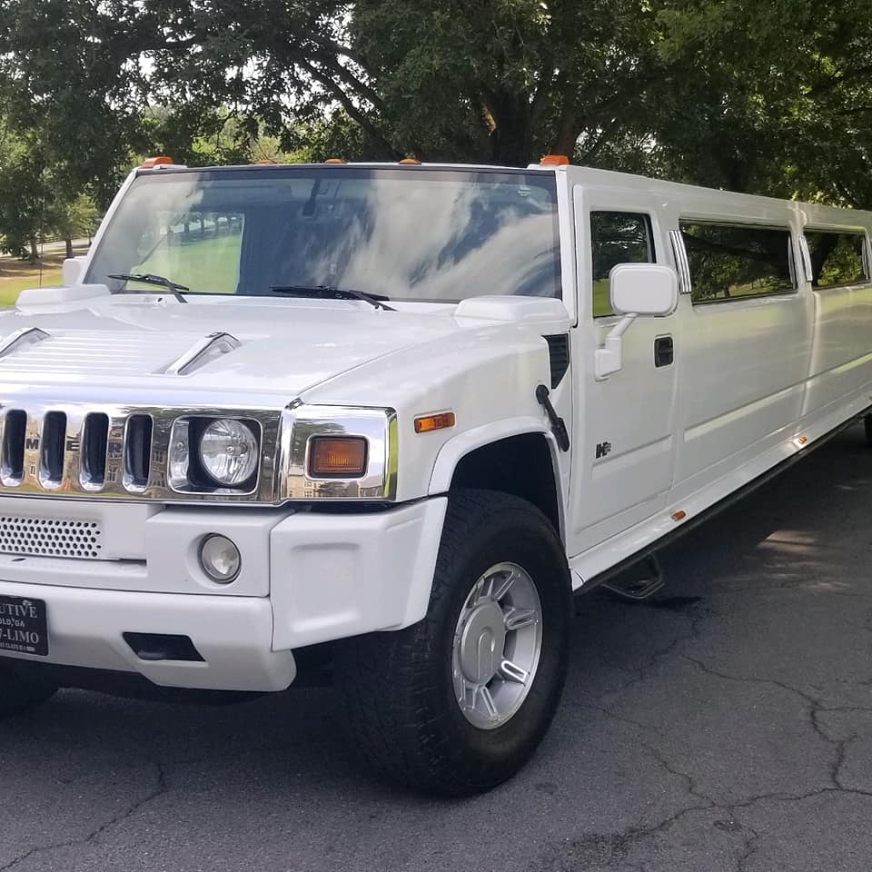 White Hummer Limousine