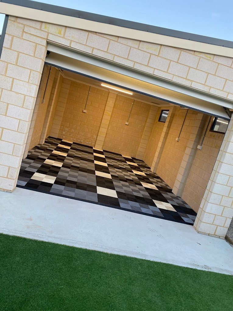 Custom brick shed build in Perth.