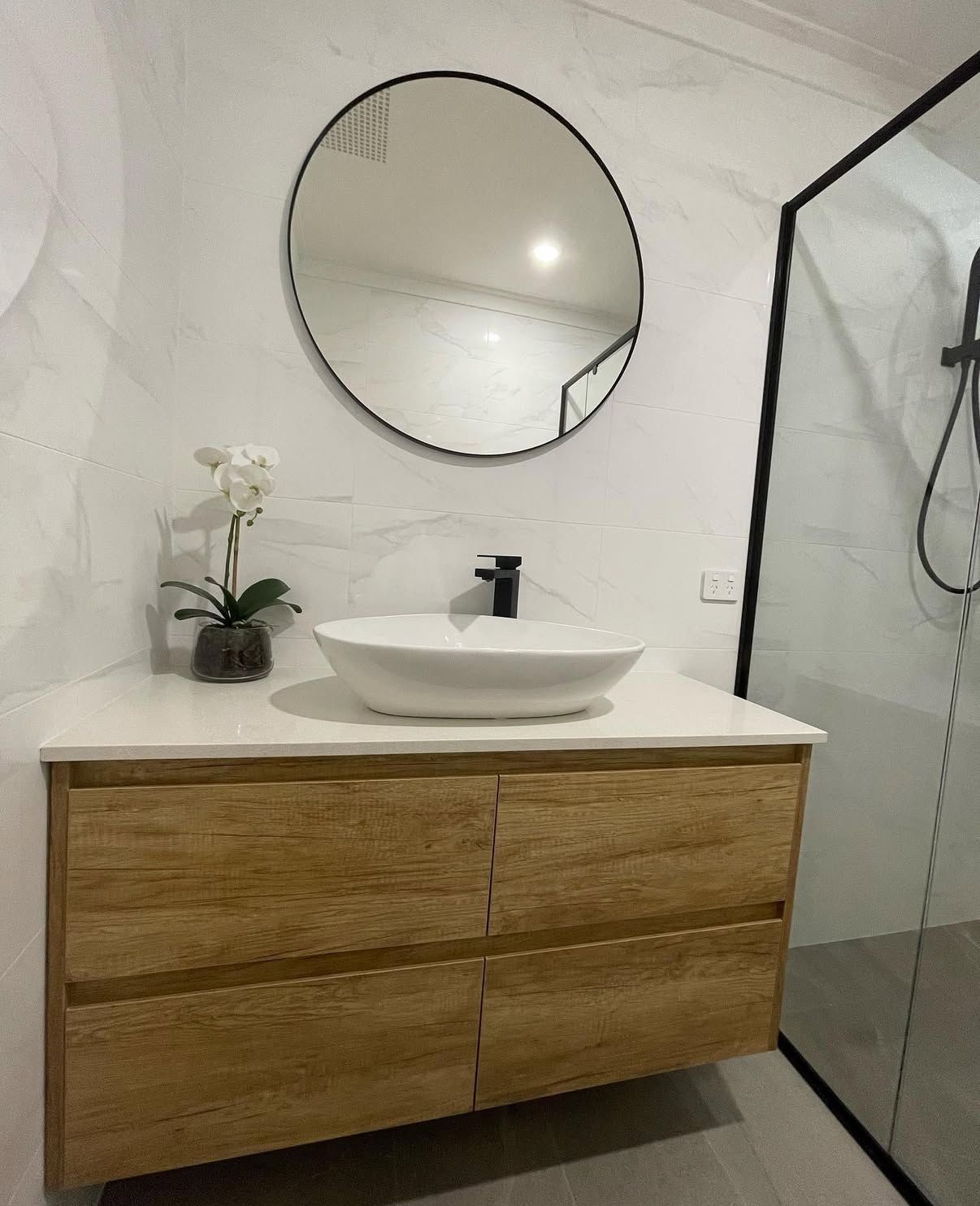 Bathroom renovation in Perth.