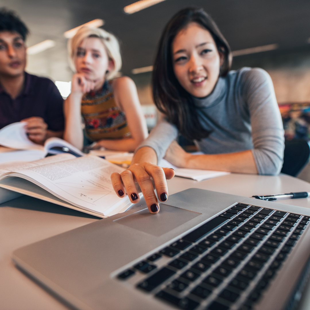 Students using SpotCheck in Utah