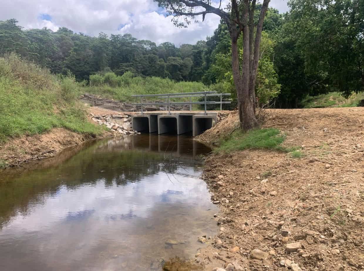 There is a Bridge Over a River in the Middle of the Woods — Gears Excavation In Cedar Pocket, QLD