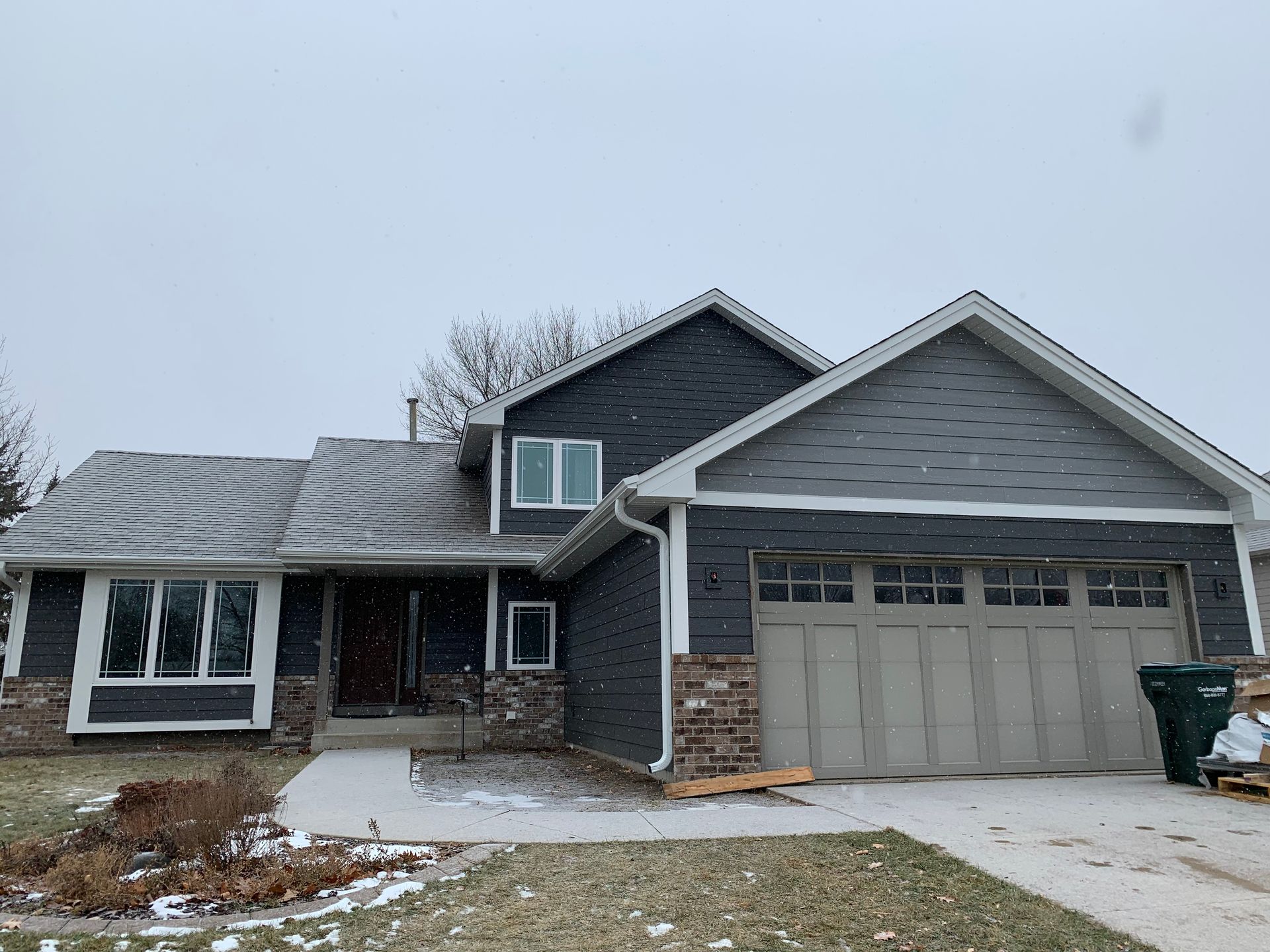 House During Winter — Carver, MN — TJ Exteriors Inc.