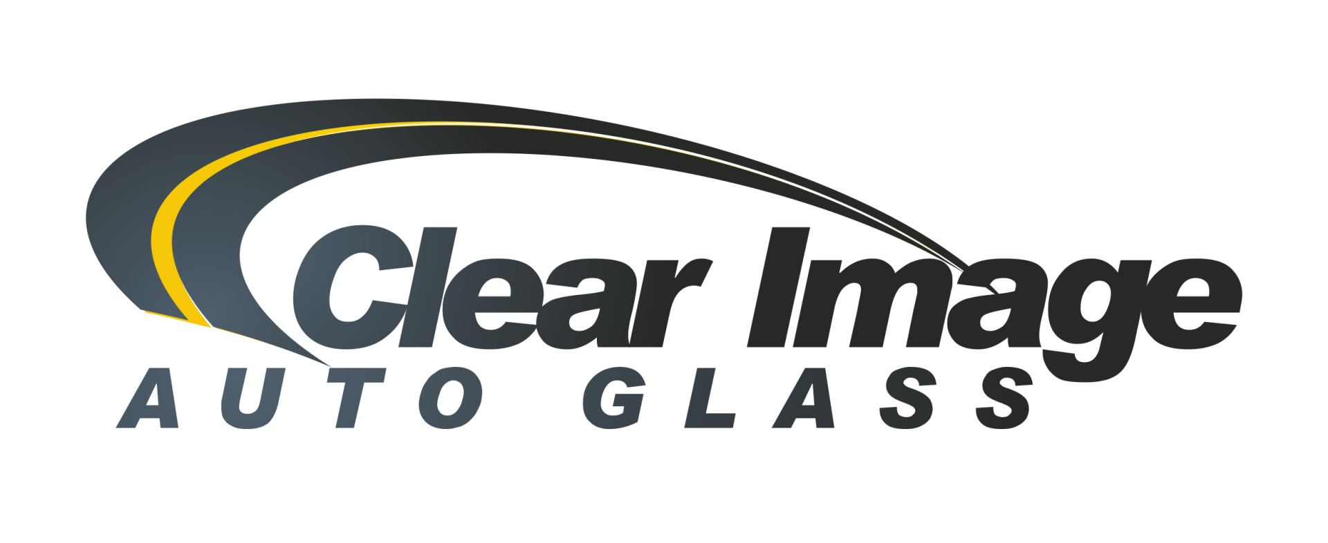 The clear image auto glass logo is on a white background.