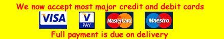 Card paymants are accepted by Koncept Castles in Stevenage and Hitchin