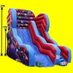 Merlin's Large Bouncy Castle and Slide Package for Hire in Shefford