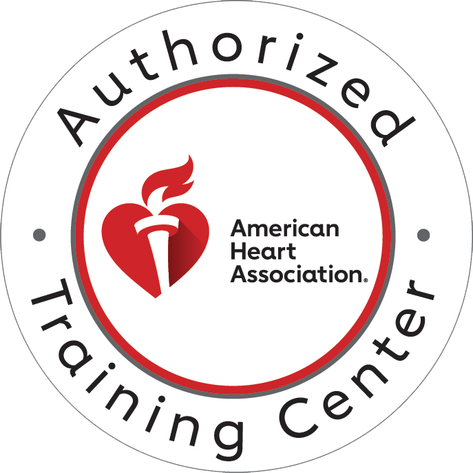 the logo for the american heart association authorized training center CPR-Professionals LLC