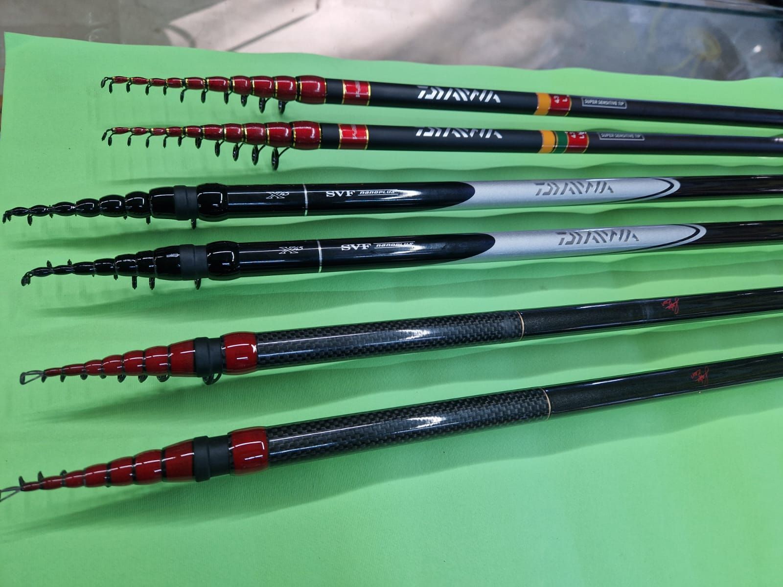 dettaglio canne da pesca