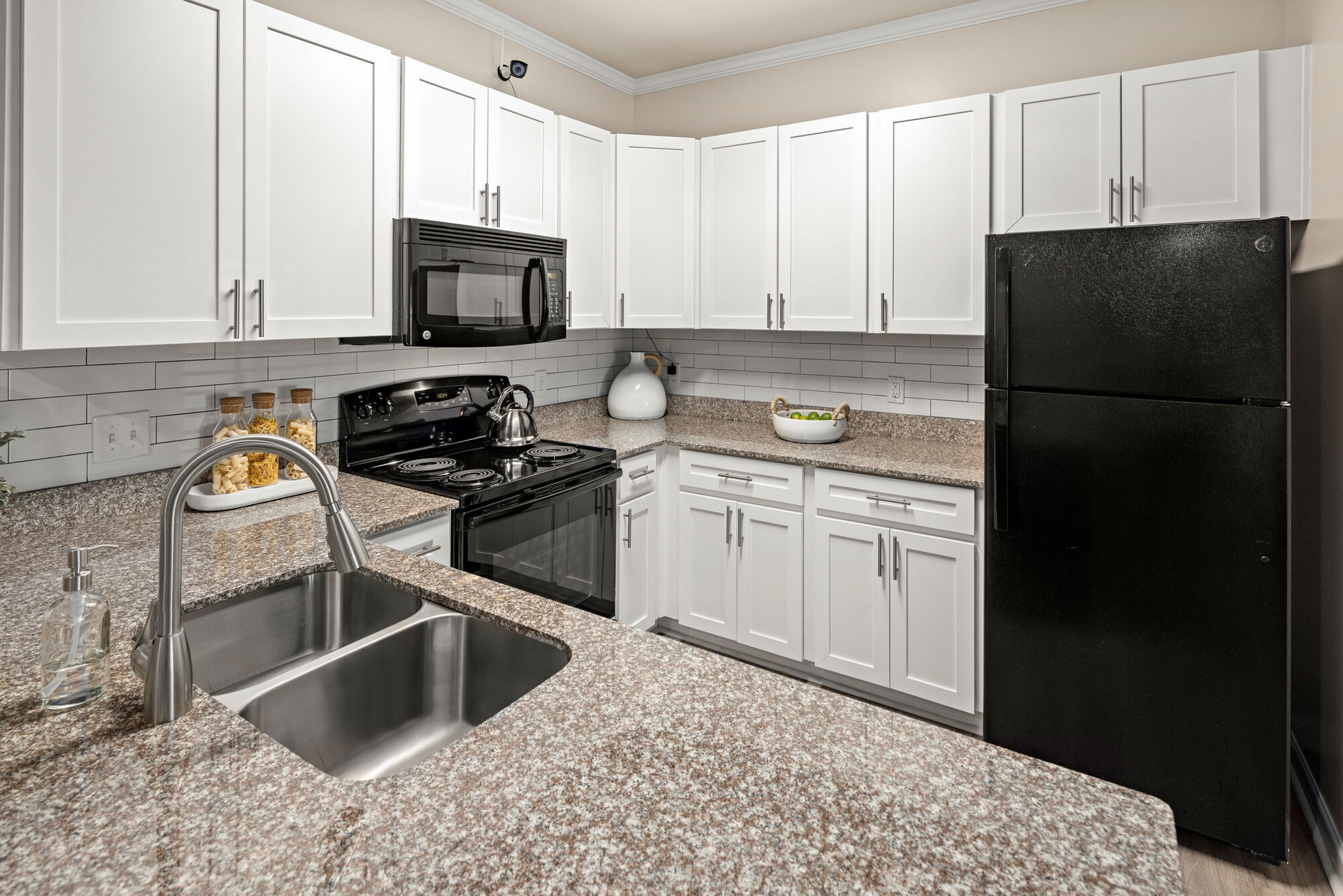 apartment kitchen at Conrad at Concord Mills.