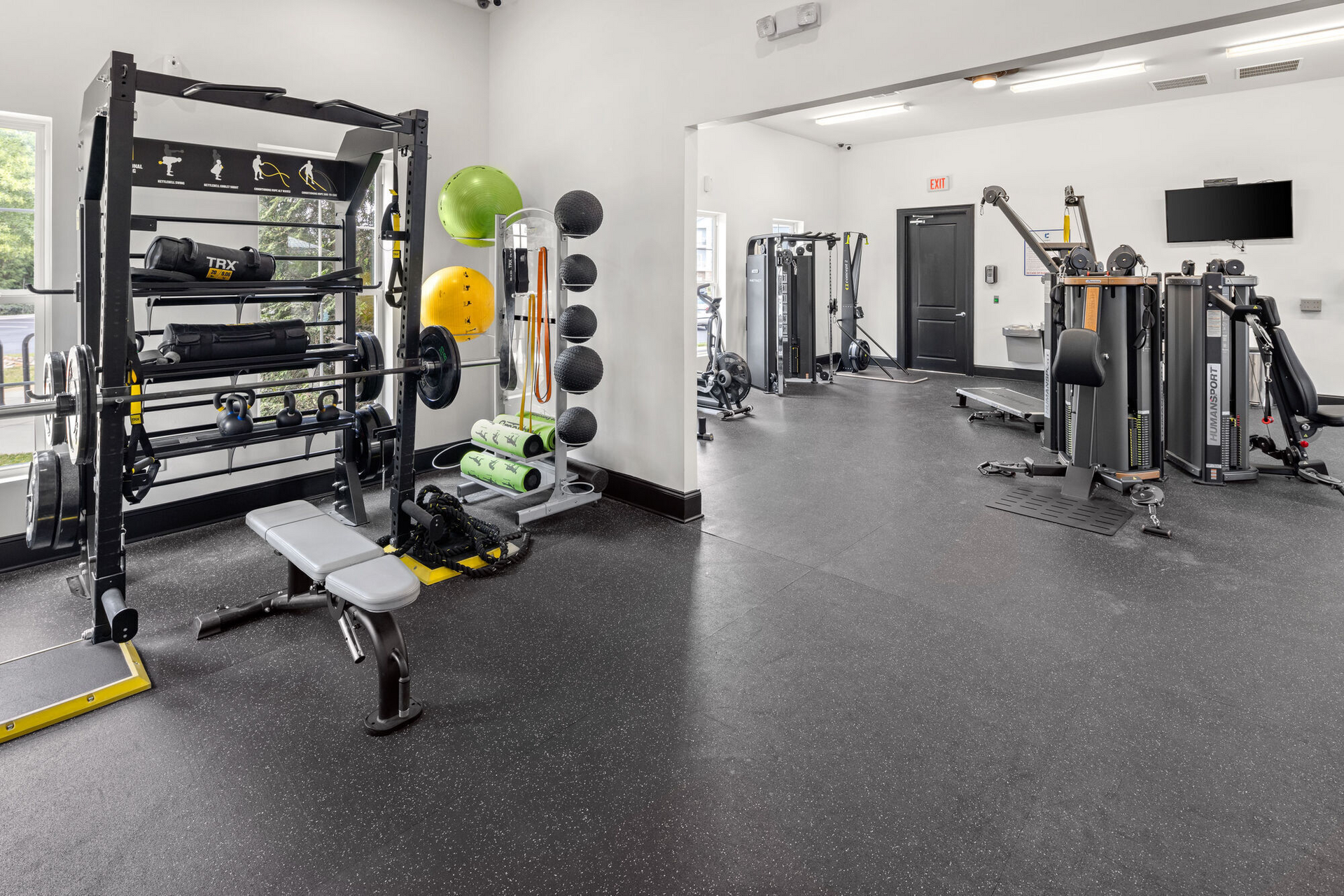 fitness center at Conrad at Concord Mills.