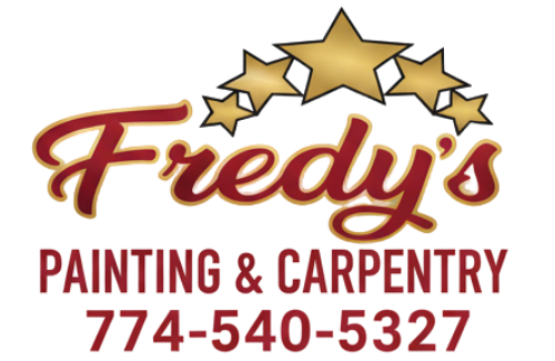 Logo for Fredy's Painting & Carpentry, with a cursive 