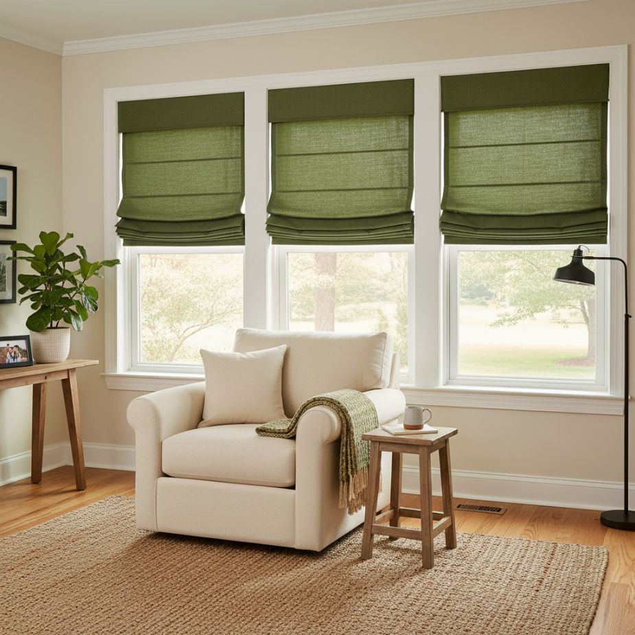 Cotton and Cotton Blends Fabric For Roman Blinds