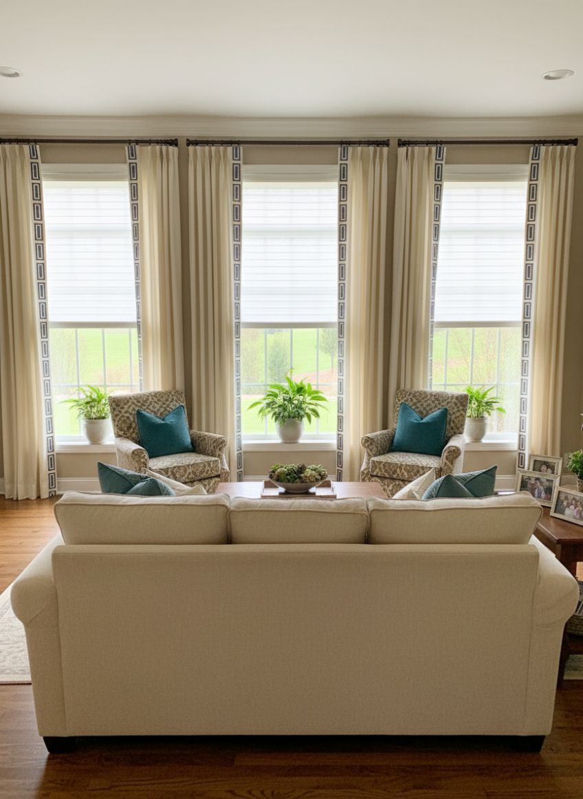 Mixing Window Treatments While Maintaining Cohesion