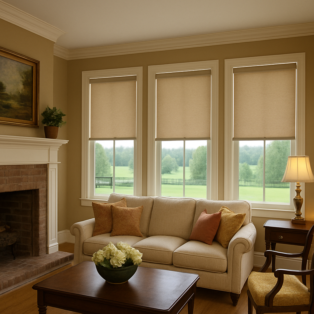 Find The Benefit of Roller Shades in your Kentucky Home