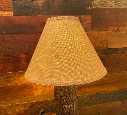 Burlap Lampshades