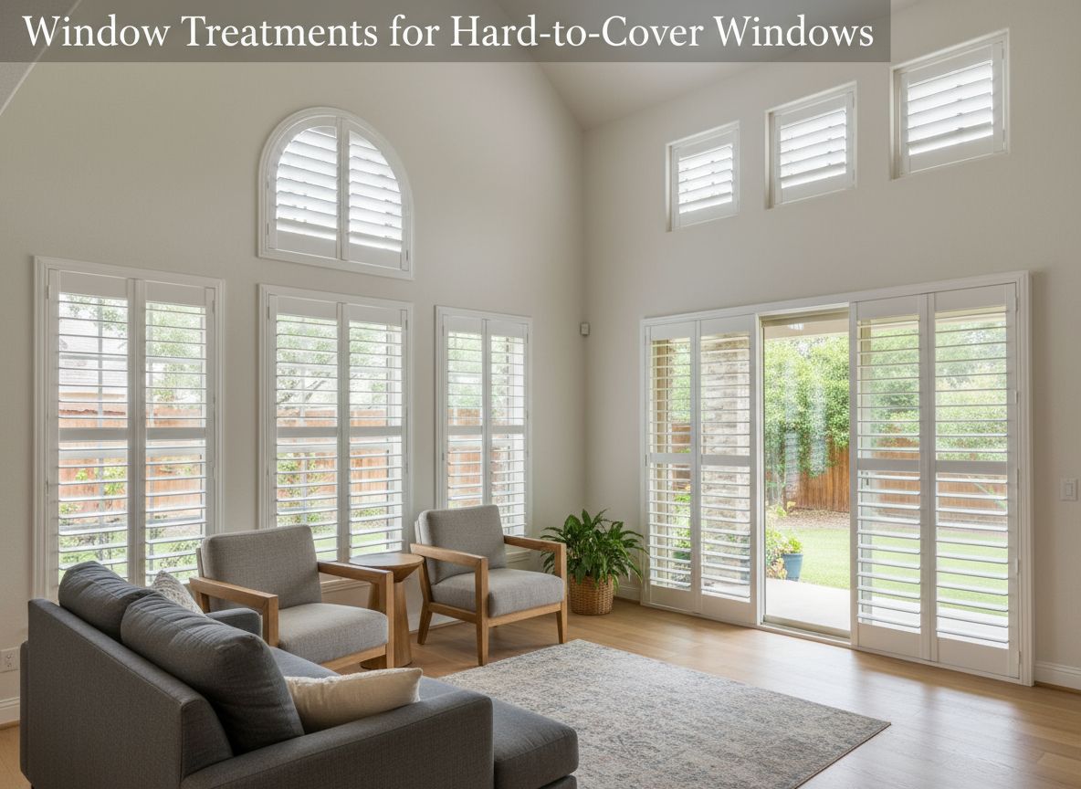 Treatment #2: Custom-Fitted Plantation Shutters