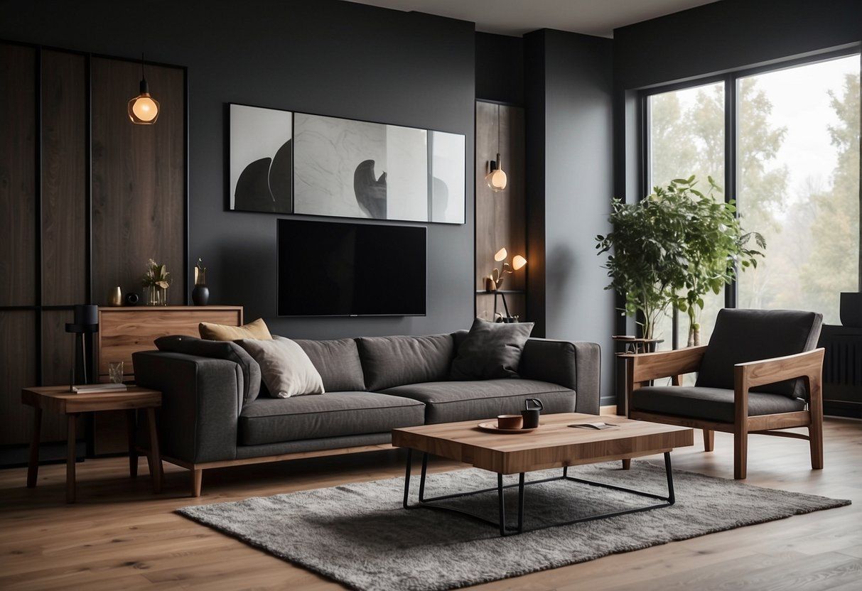 Wood furniture — light vs. dark
