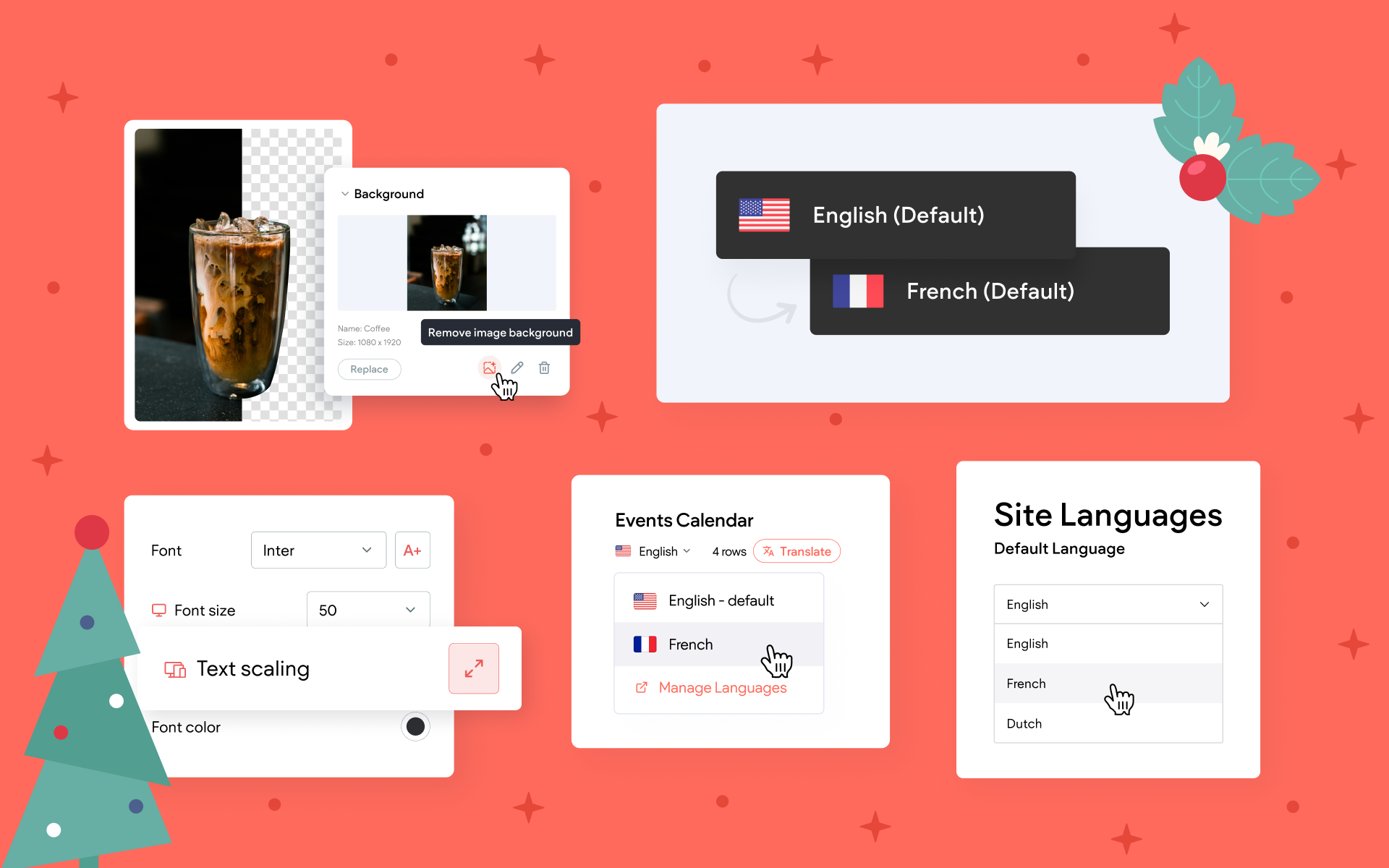 Entering business details into AI Assistant to train it