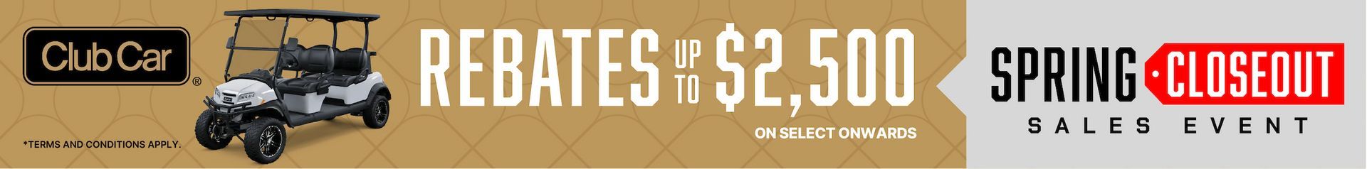 Club Car golf cart with 