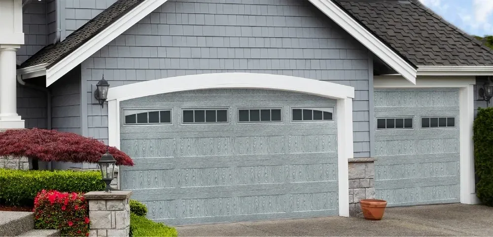 Raynor Aspen Series In Distinct Finish - Driftwood — Beatrice, NE — Blue Valley Door Co. Inc.