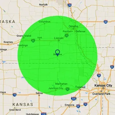 Service Area — Beatrice, NE — Blue Valley Door Co. Inc. Service Area — Beatrice, NE — Blue Valley Door Co. Inc.