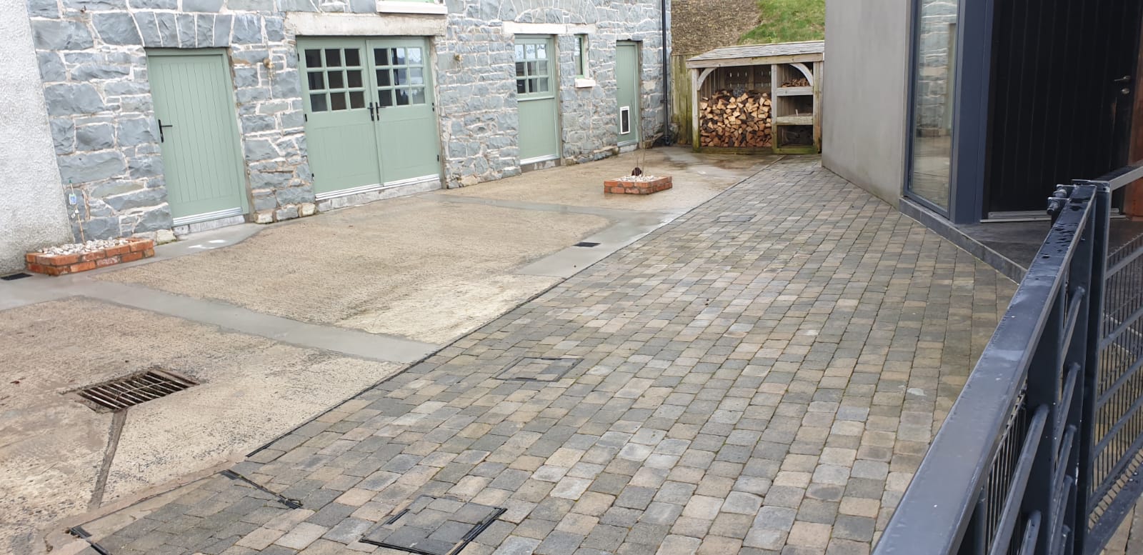 Low Pressure Driveway Cleaning after