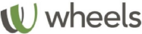 A logo for wheels with a green w in the middle